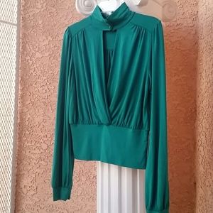 Lush green blouse